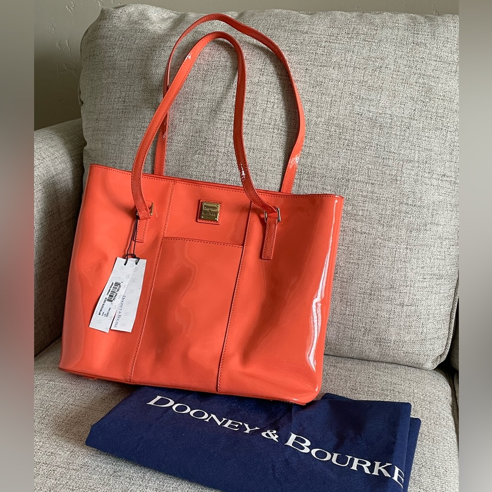 Dooney & Bourke Lexington Shopper Pretty Patent Leather Brand New with Tags!